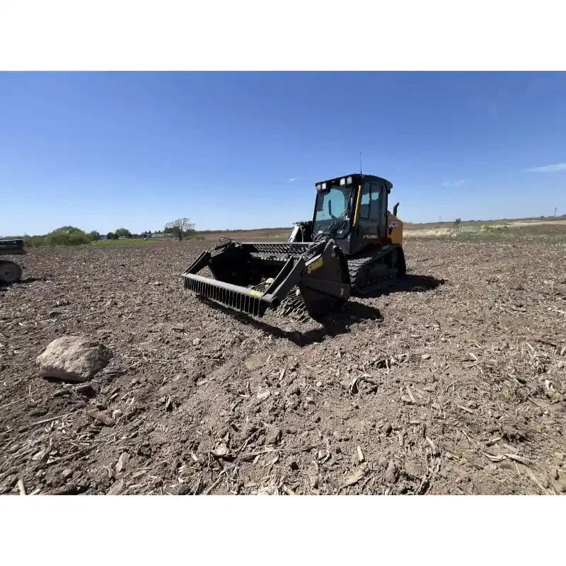 Stinger RR Skid Steer Rock Bucket & Reel Package