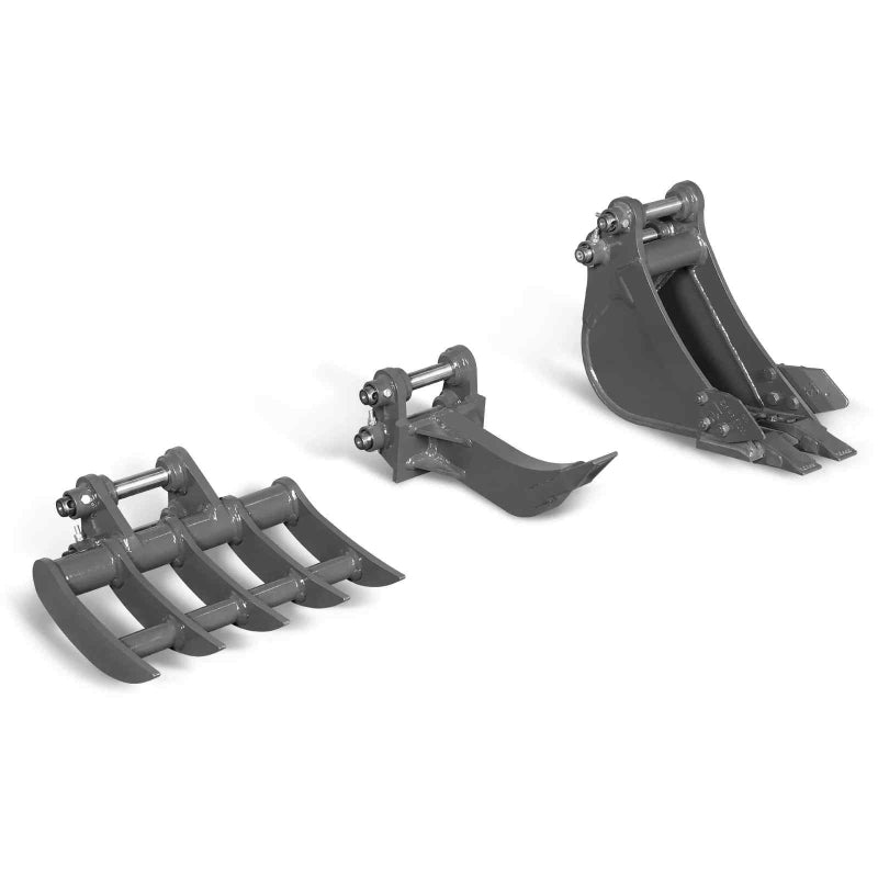 MechMaxx Attachment Set for Mini Excavator MEC17, MEC17PRO