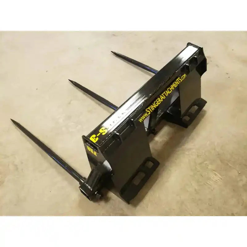 Stinger Attachments BS3-WL Series 3 Wheel Loader Bale Spear