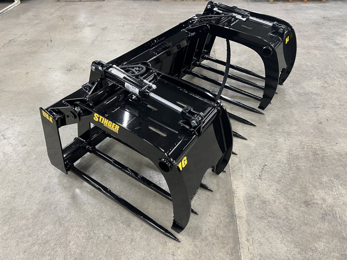 Stinger Attachments MSG-T Tractor Manure Spear Grapple