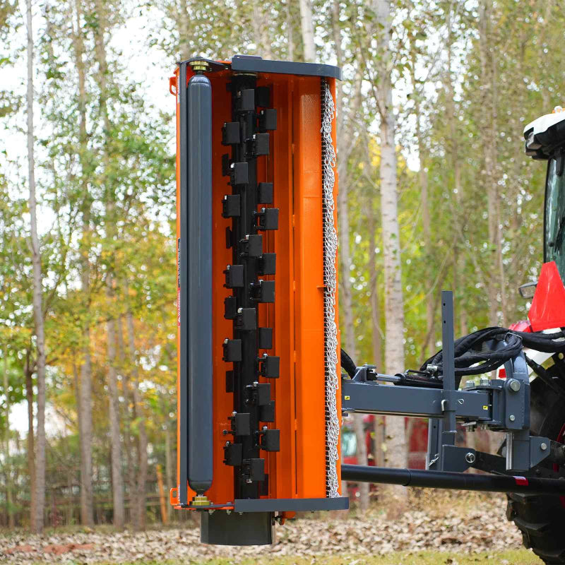 MechMaxx 72” Heavy Duty Offset Ditch Bank Flail Mower
