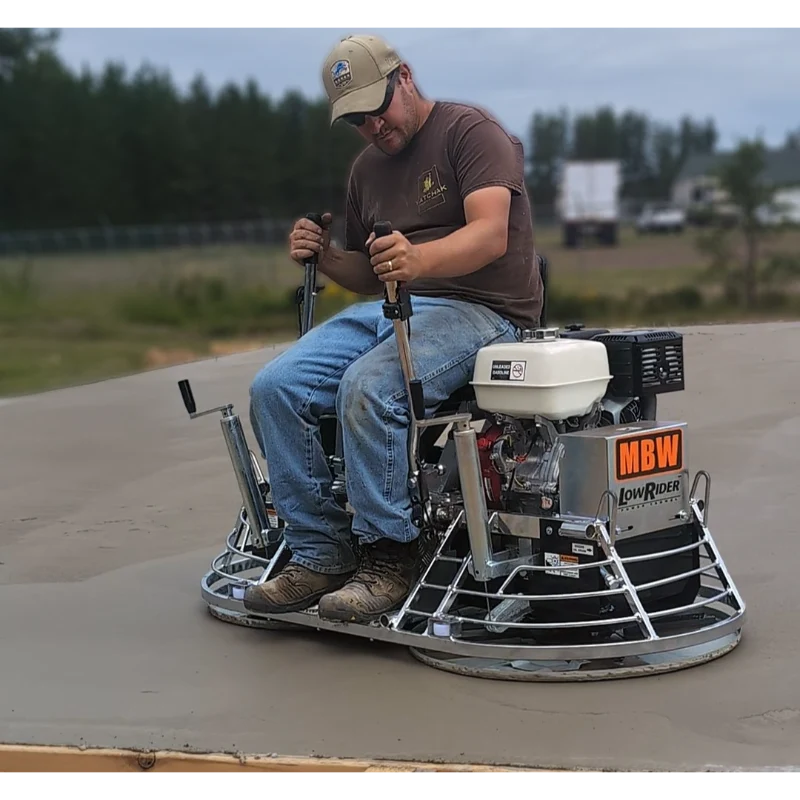 MBW MK8 Lowrider Ride‑On Concrete Trowel