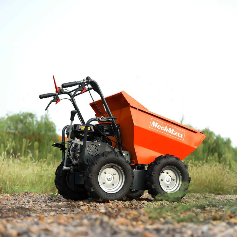 MechMaxx T30 Gas Powered Wheelbarrow Cart