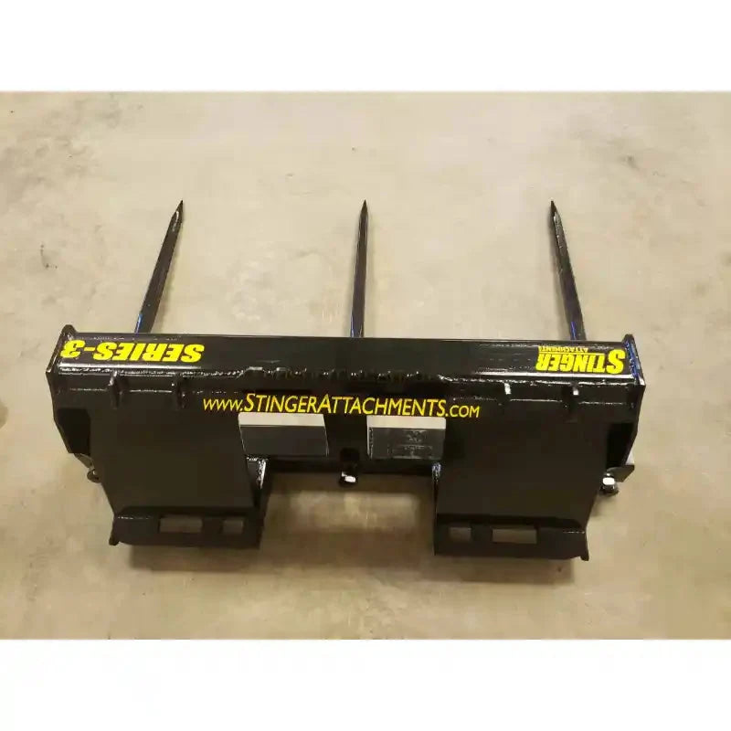 Stinger Attachments BS3-WL Series 3 Wheel Loader Bale Spear