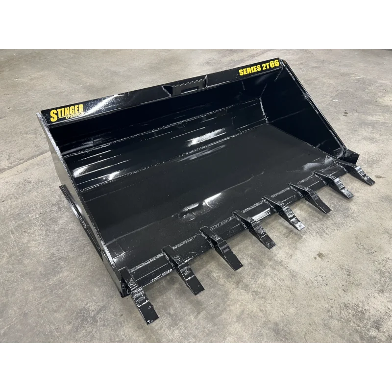 Stinger Attachments TB Skid Steer Tooth Bucket