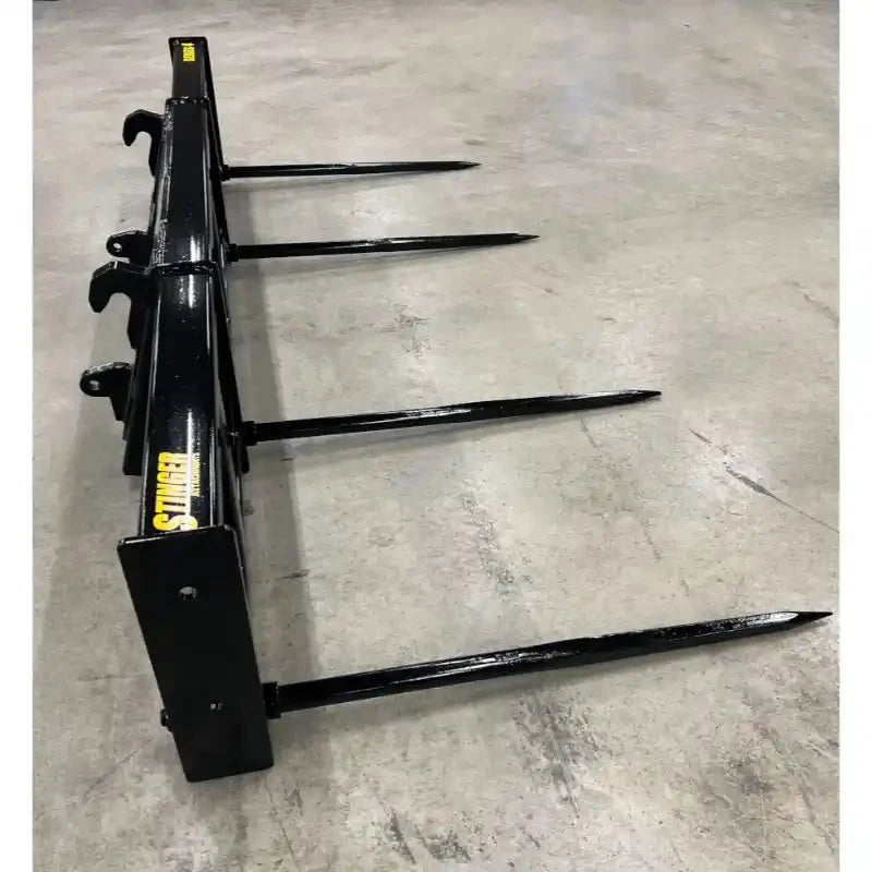 Stinger Attachments BS4-100 Series 4 Skid Steer Large Round Bale Mover