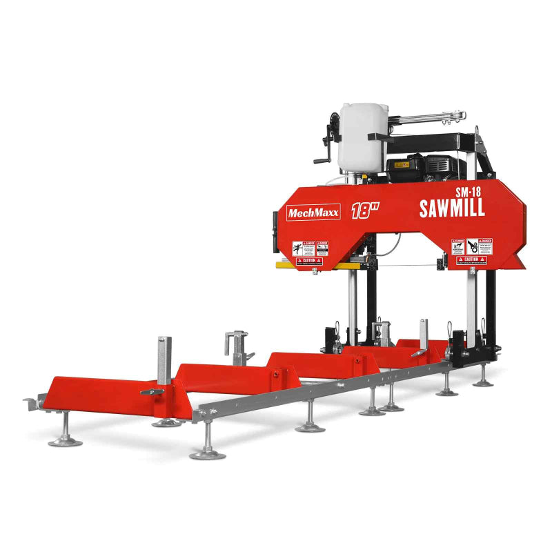 MechMaxx 18" Portable Sawmill, 212cc 7HP Gasoline Engine