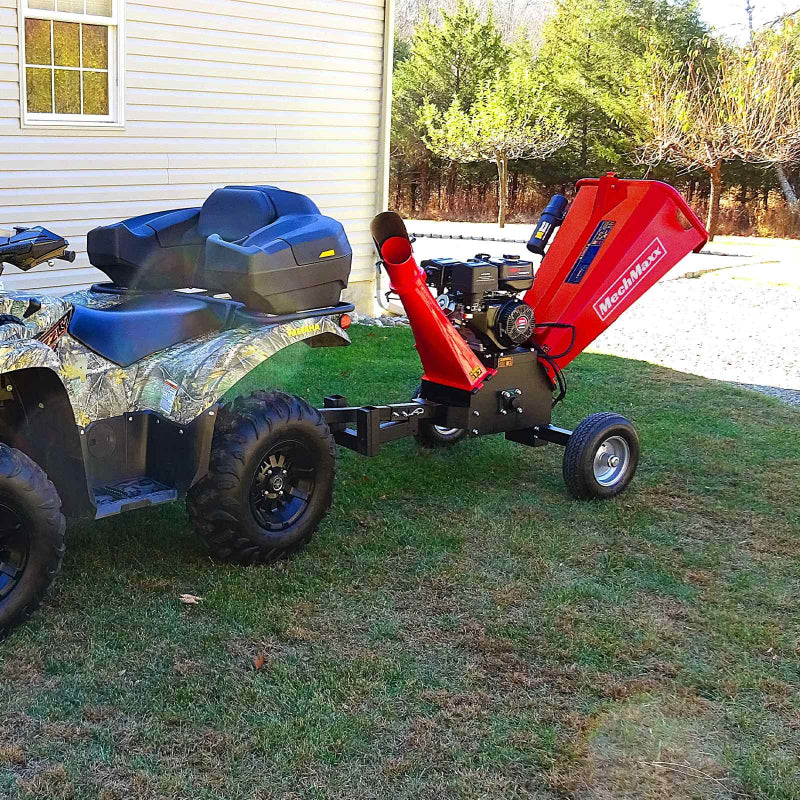 MechMaxx GS1500 5" 15hp Gasoline Engine Self-Feeding Wood Chipper