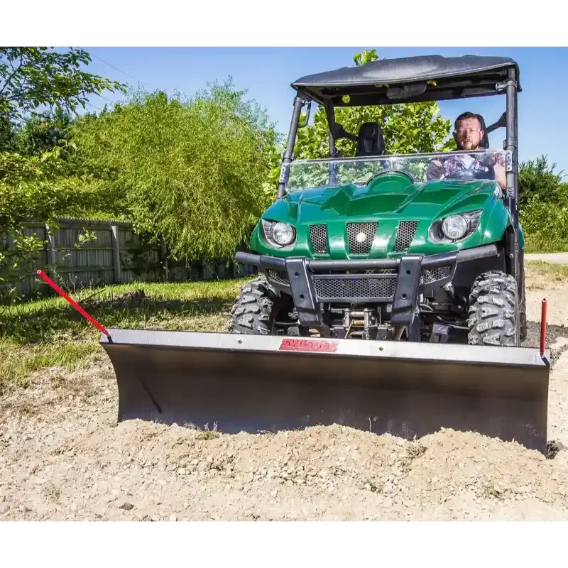 Swisher 62" UTV Plow - Rolled Blade