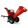 MechMaxx GS650 7hp Gas-Powered, Honda GX200 Wood Chipper with Towbar