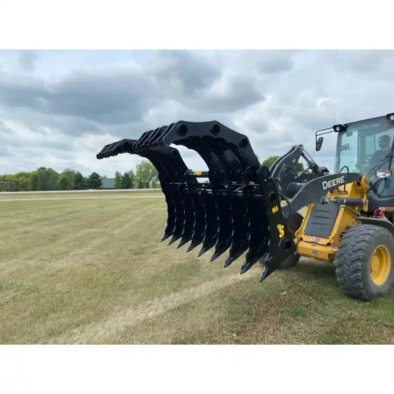 Stinger Attachments CG-XD-WL Wheel Loader Extreme-Duty Clam Grapple