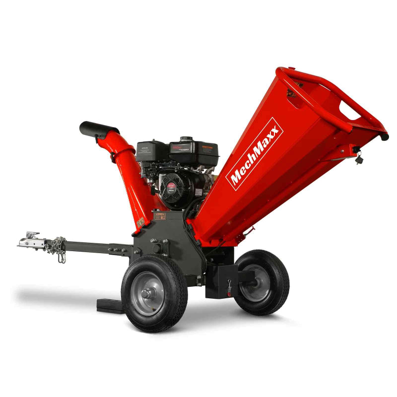 MechMaxx GS1500 5" 15hp Gasoline Engine Self-Feeding Wood Chipper