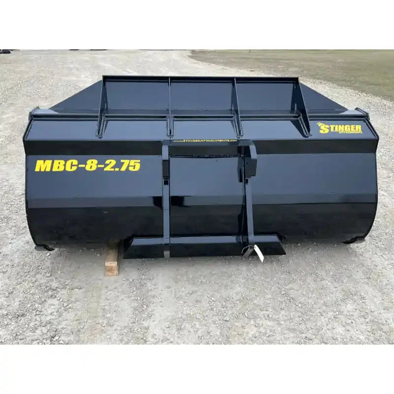 Stinger Attachments MBC-WL Wheel Loader High-Volume Construction Bucket