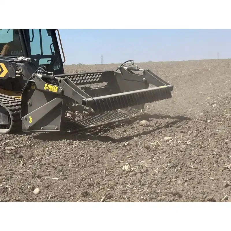 Stinger RR Skid Steer Rock Bucket & Reel Package