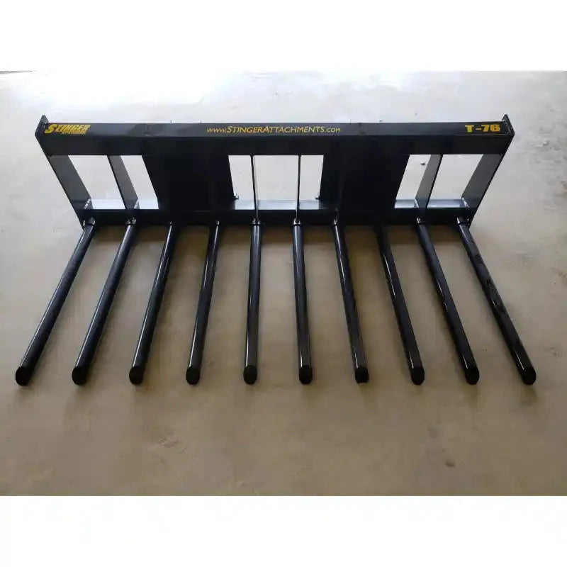 Stinger Attachments MT Skid Steer Manure Tine Bucket