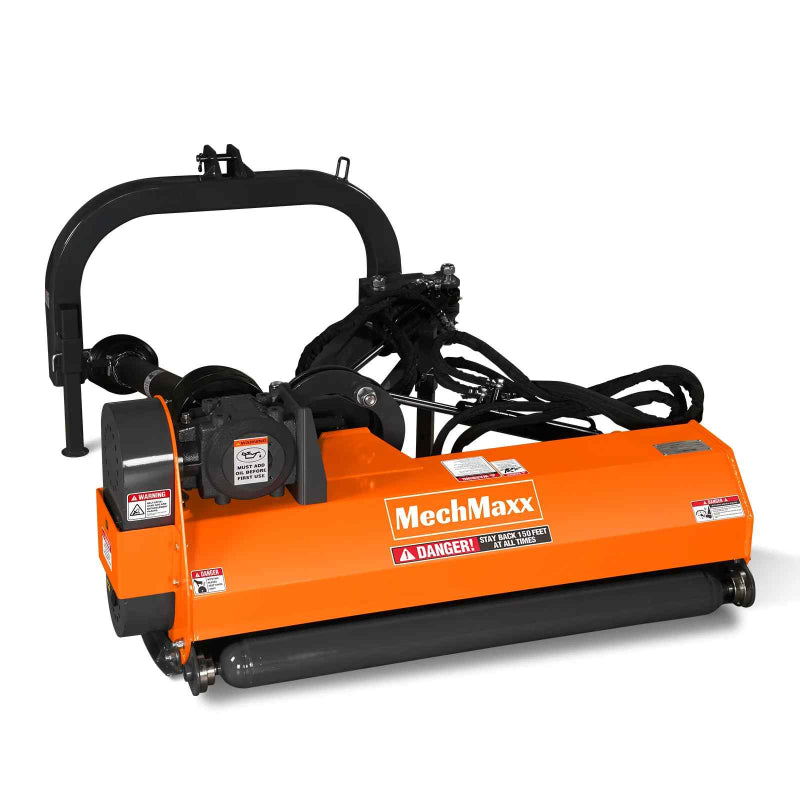 MechMaxx 48" Standard 3 Point Offset Flail Ditch Bank Mower