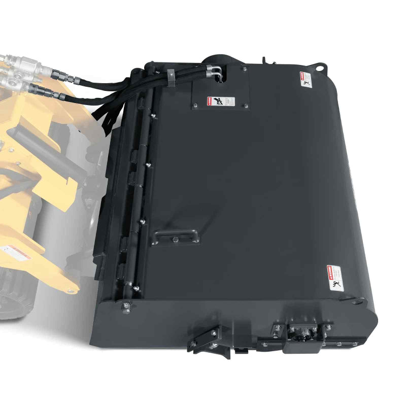 MechMaxx 40'' Mini Skid Steer Box Broom Sweeper