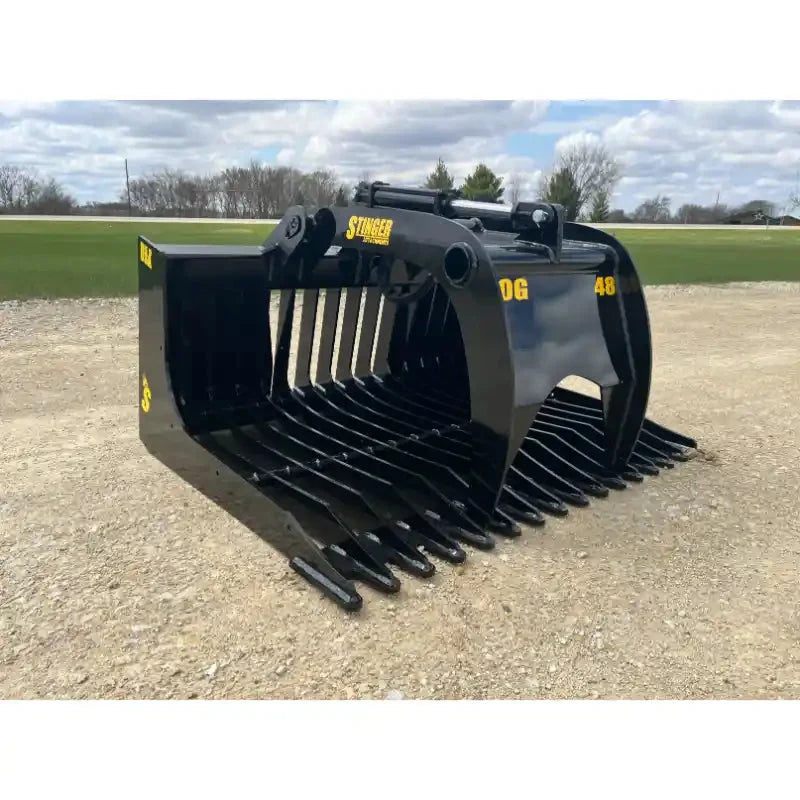 Stinger Attachments ROGSG Skid Steer 48" Rock Grapple Bucket