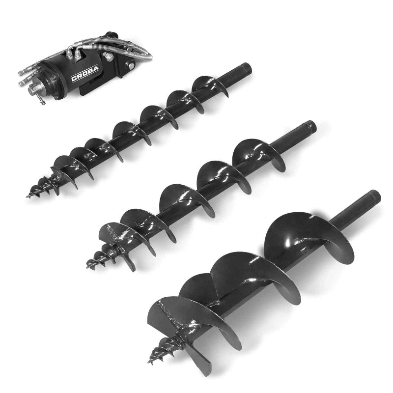 MechMaxx Three-Rod Auger for Mini Excavator MEC17, MEC17PRO