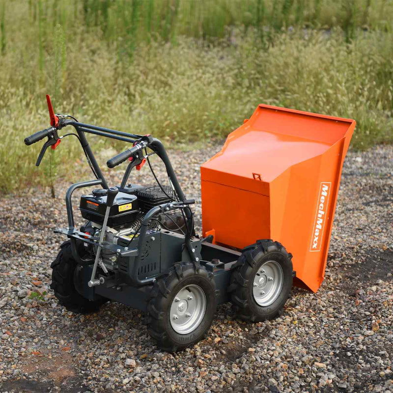 MechMaxx T30 Gas Powered Wheelbarrow Cart