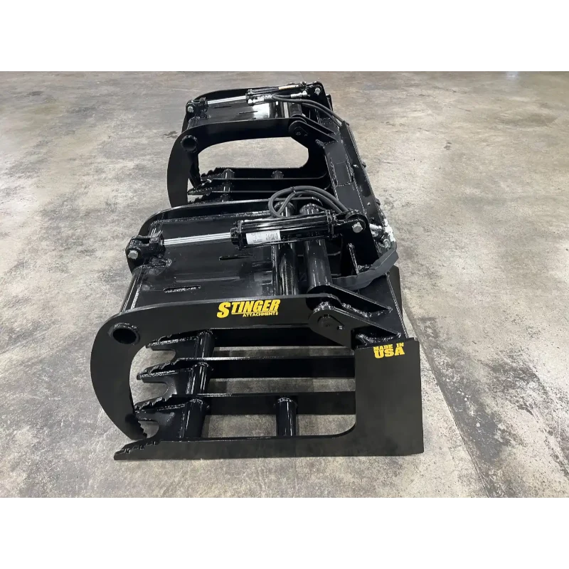Stinger Attachments RTG-XD-T Tractor Heavy-Duty Grapple Bucket