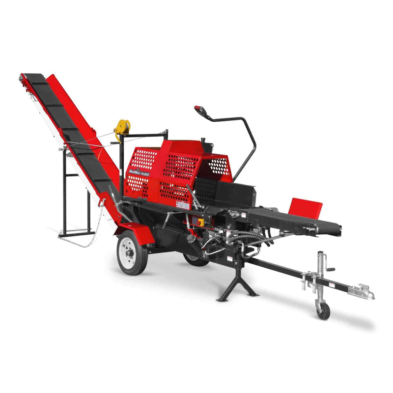 MechMaxx HLS20 Firewood Log Splitter Processor with Conveyor- 15HP Zonsen Electric Start