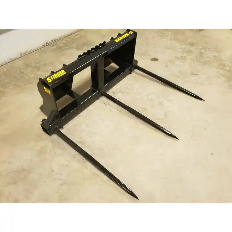 Stinger Attachments BS3-WL Series 3 Wheel Loader Bale Spear