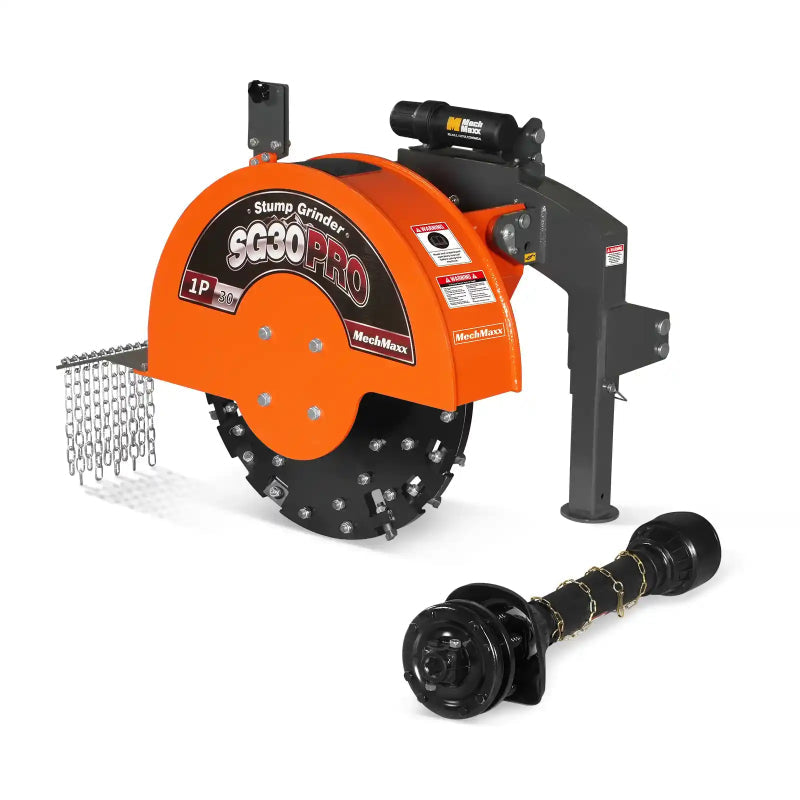 MechMaxx SG30PRO 3-Point PTO Stump Grinder with Carbide Teeth